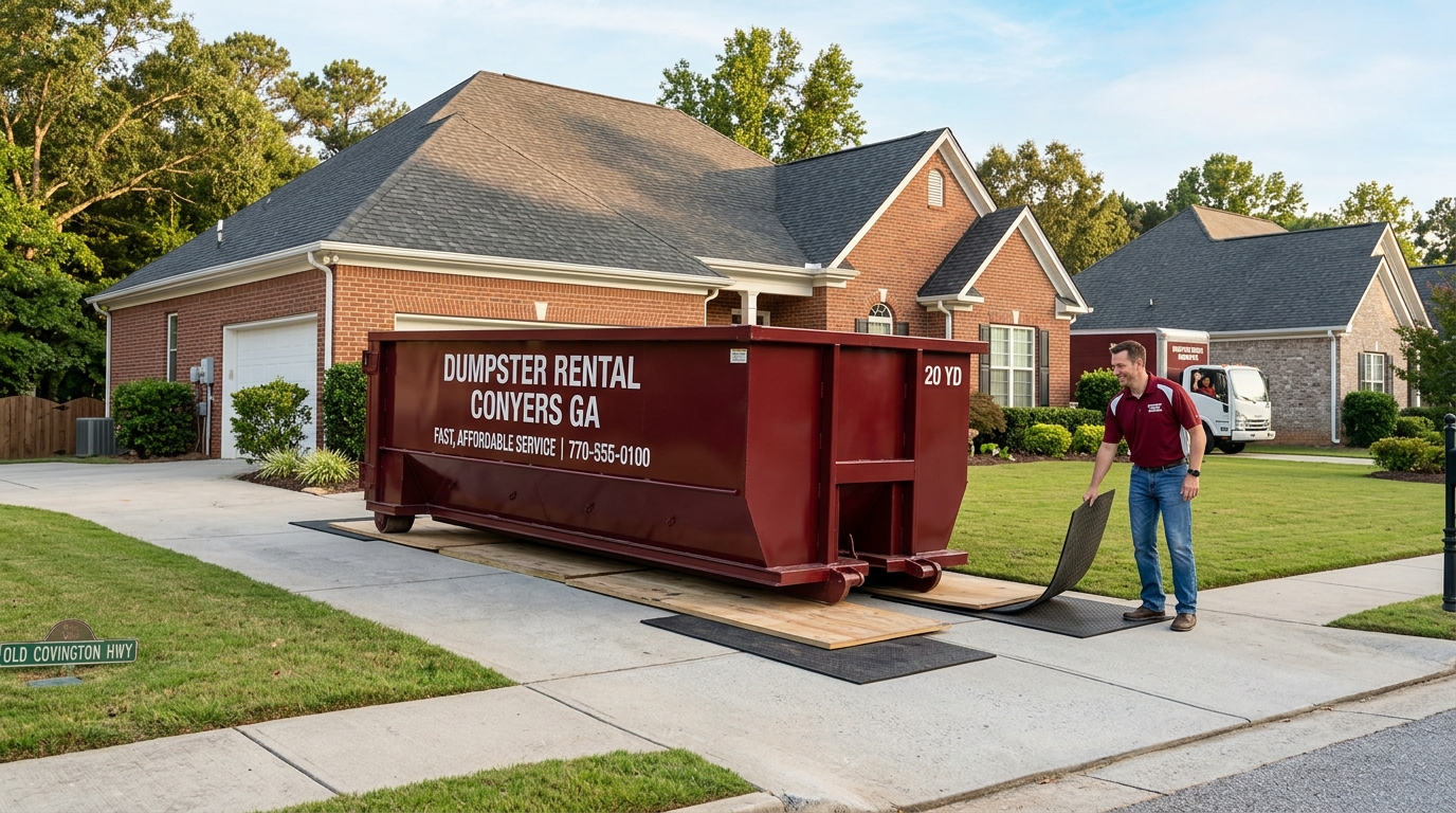 How to Prepare for a Dumpster Rental Delivery in Conyers GA