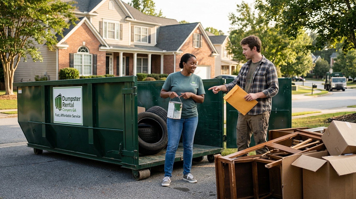 What Items Are Not Allowed in a Dumpster Rental? | Conyers Guide