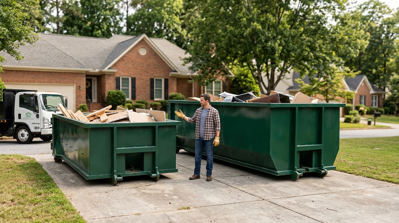 15 Yard vs 20 Yard Dumpster: Which Size Is Right for My Project?