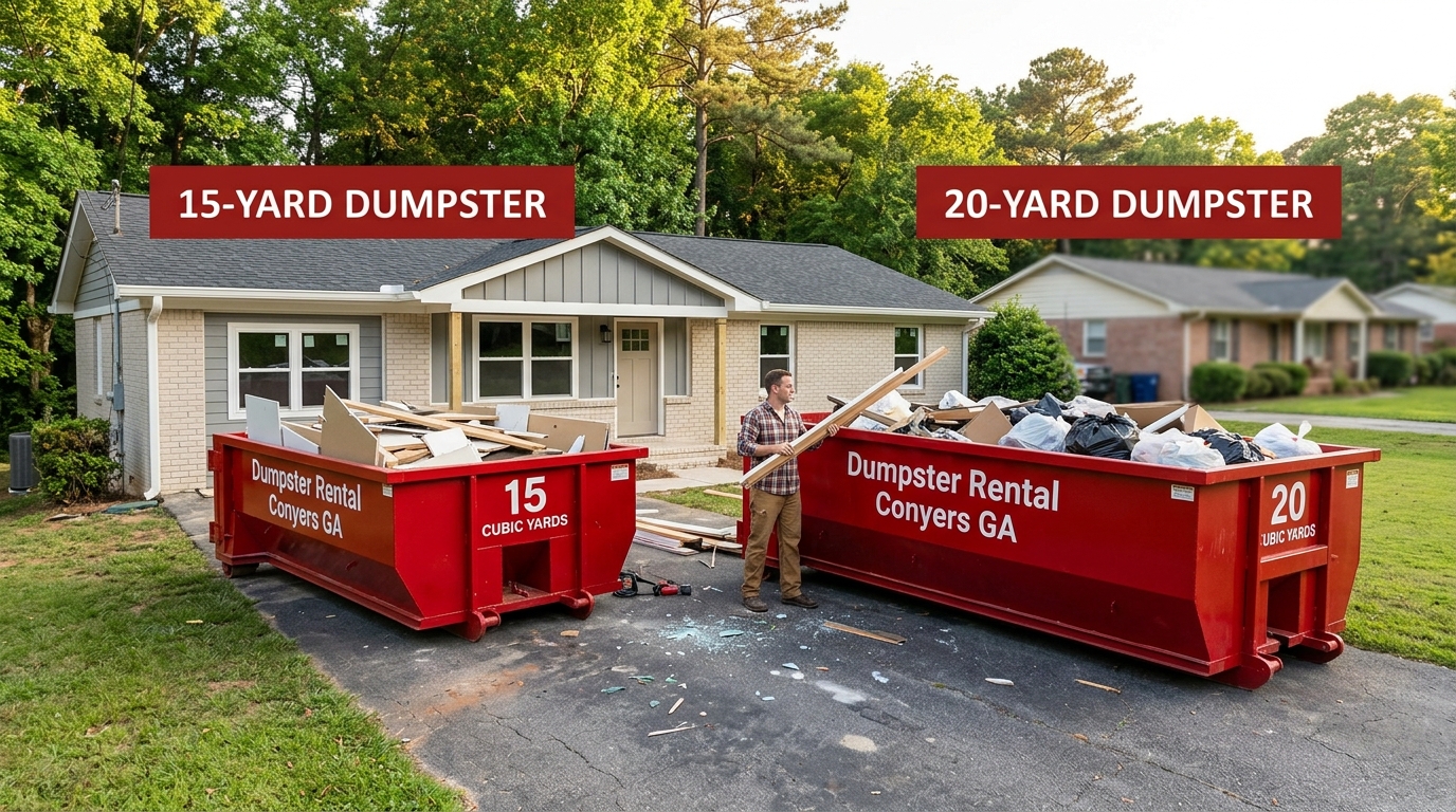 15 Yard vs 20 Yard Dumpster for Home Renovation Guide