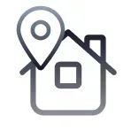 Tell us about your house icon for homeowners starting the cash sale process