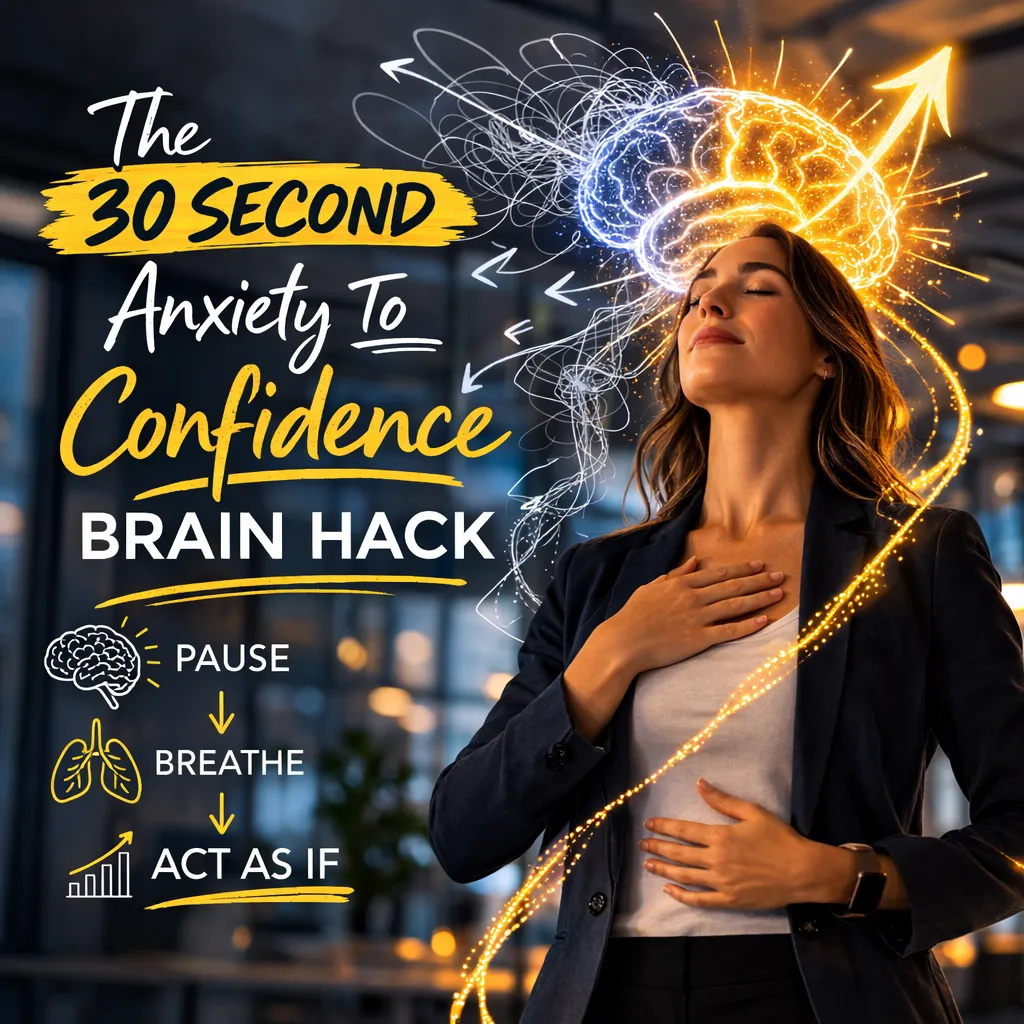 The 30 Second Anxiety To Confidence Brain Hack