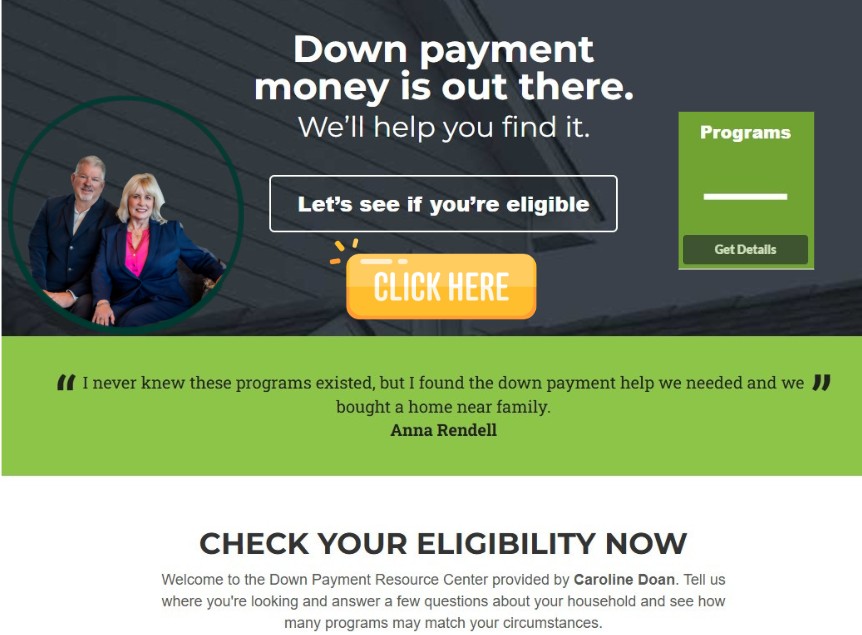 Find your Down Payment Assitance