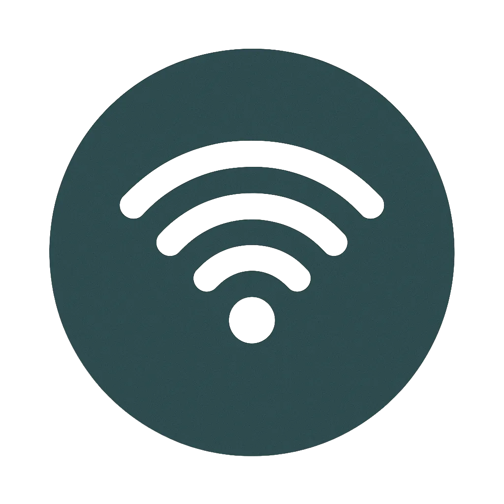 Guest working remotely at Possum Kingdom RV Resort using the park‑wide high‑speed Wi‑Fi