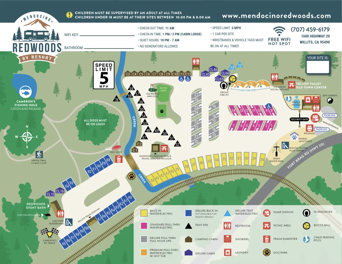 Map showing Possum Kingdom RV Resort at 109 N FM 2353, Graford, Texas