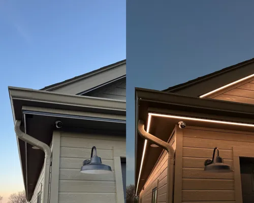 Permanent Roofline Lighting in Nashville