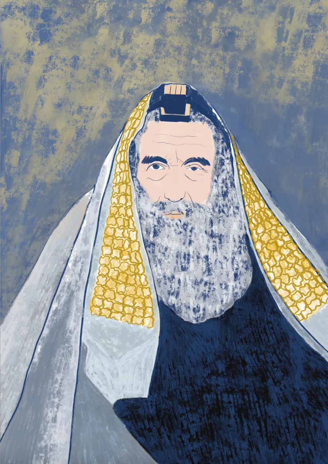 Portrait Arts of The Ribnitzer Rebbe (Rabbi Chaim Zanvil Abramowitz)