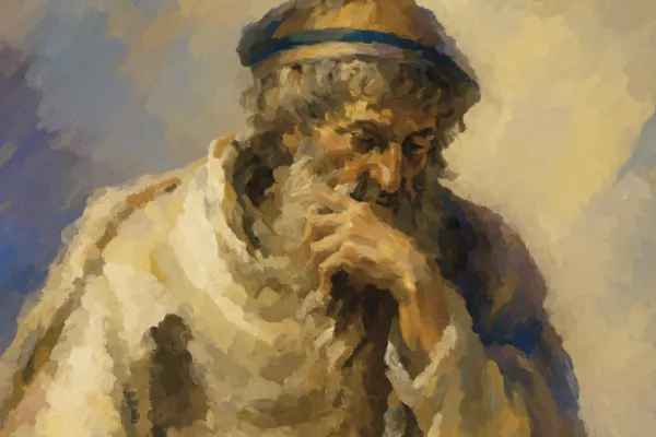 Our new art of Rabbi Akiva, "In Thought"