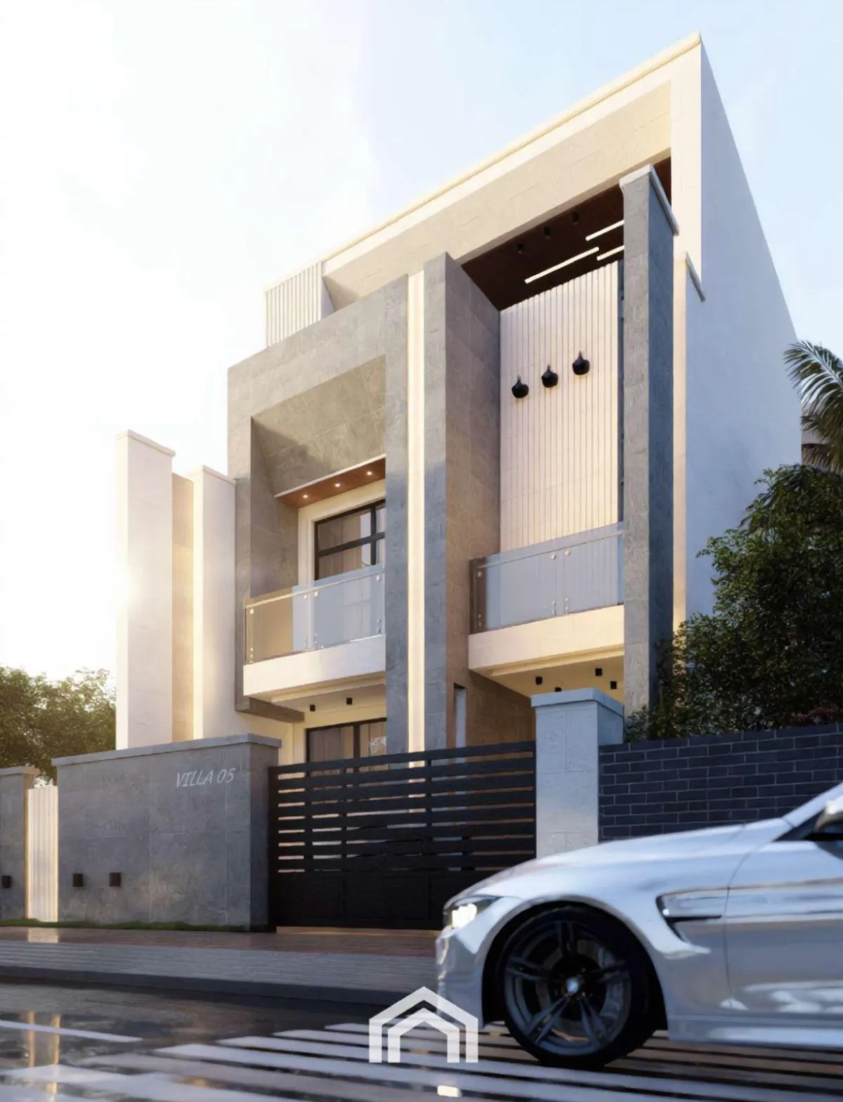 Construction company in Baghdad delivering a modern residential project