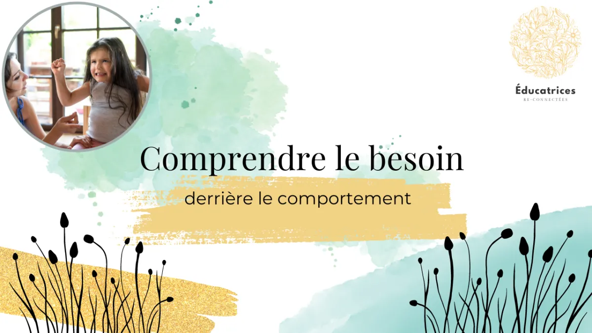 Comprendre le besoin derrière le comportement