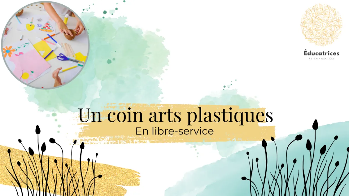 Un coin arts plastiques en libre service