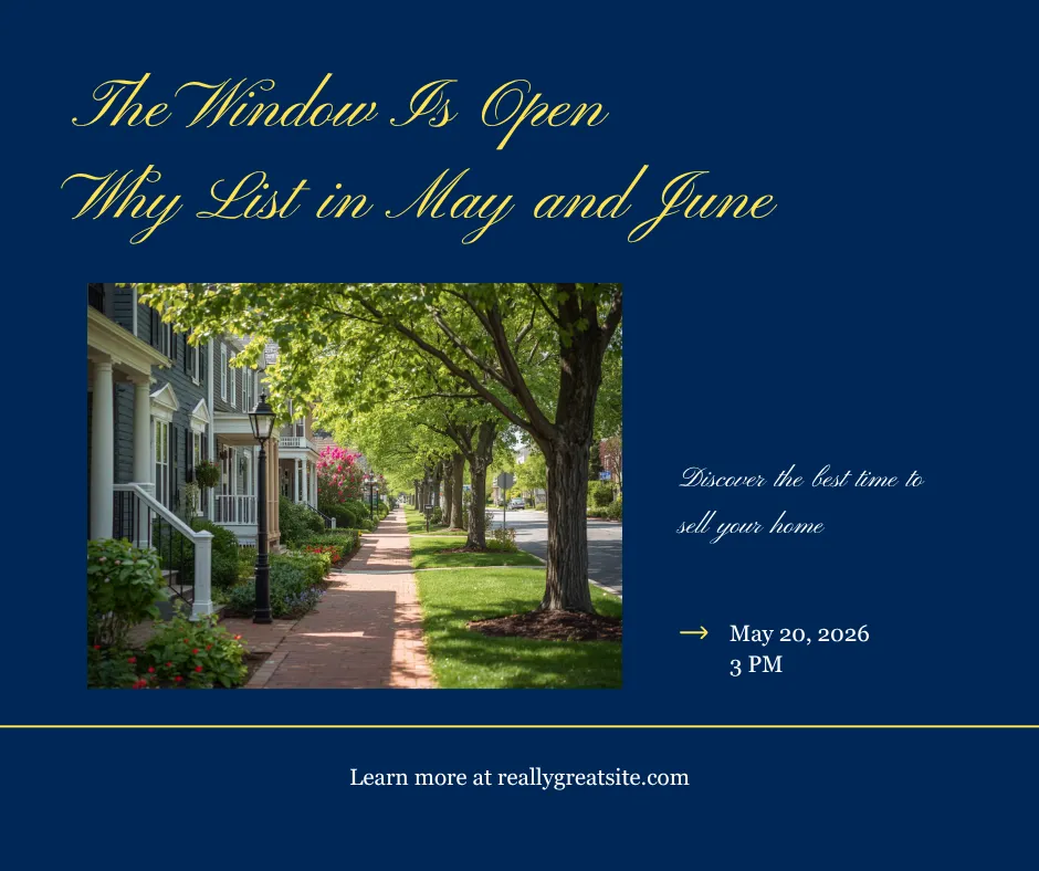 Greater Boston residential neighborhood in spring — prime home selling season
