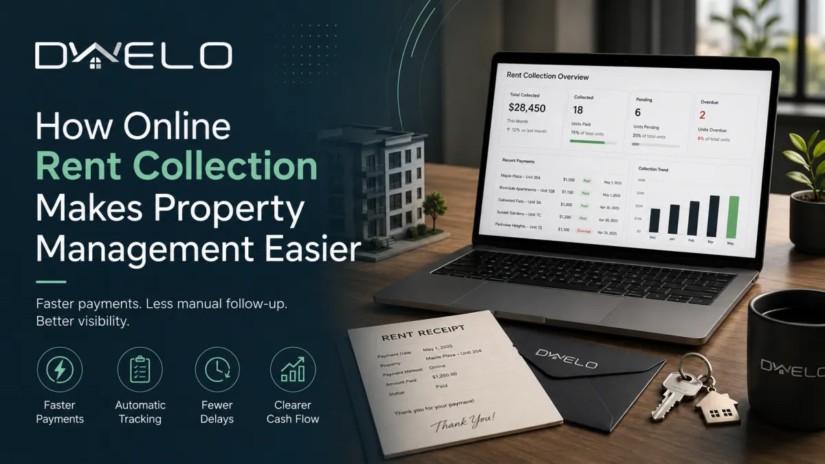 Online rent collection system helping landlords simplify property management and tenant payments