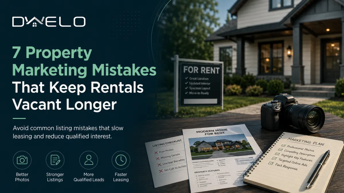 7 Property Marketing Mistakes That Keep Rentals Vacant Longer