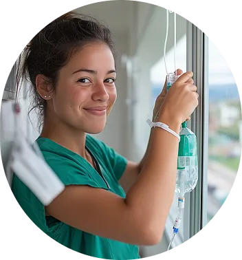 Home Health Aid woman smiling
