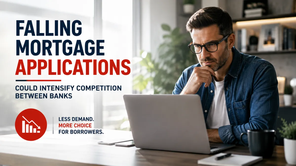 Falling Mortgage Applications Could Increase Bank Competition