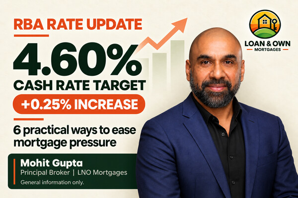 RBA cash rate 4.60 percent - Six Ways to Reduce Mortgage Repayment Pressure