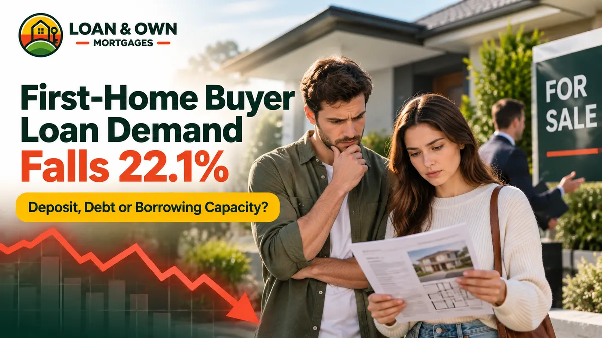 First-Home Buyer Loan Demand Falls 22.1% in Australia