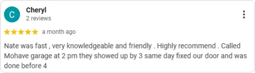 broken garage door spring