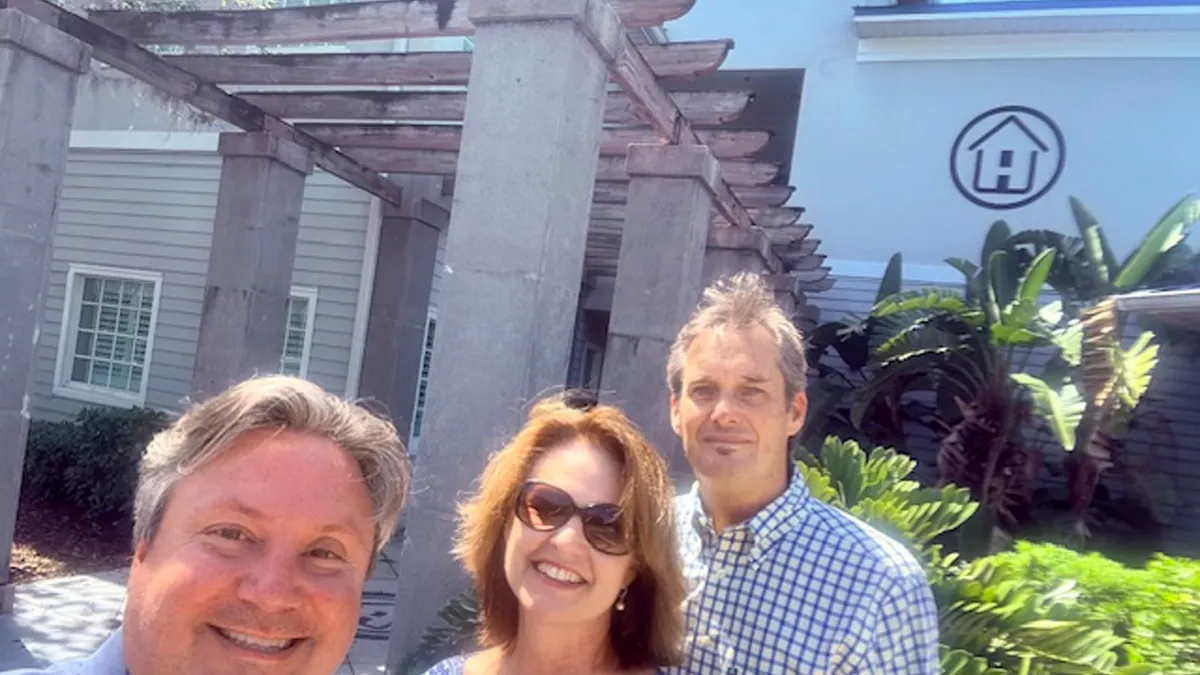 House of Hope Orlando campus Erik Swenk visited to support teens and families