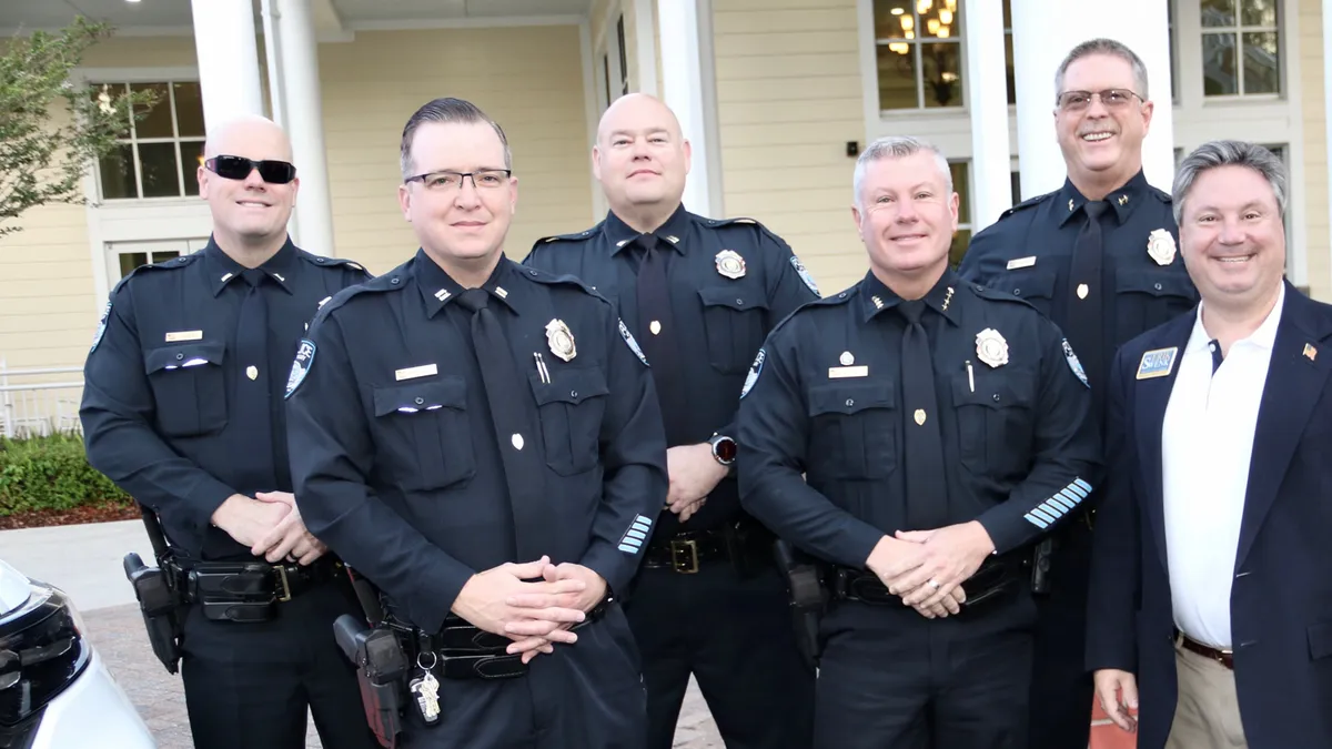 Erik Swenk reflecting a background shaped by law enforcement and service in Seminole County