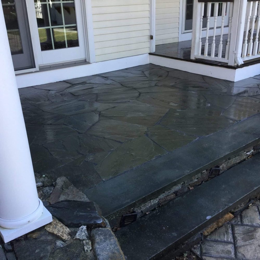 Fall River Concrete builds and installs Patio