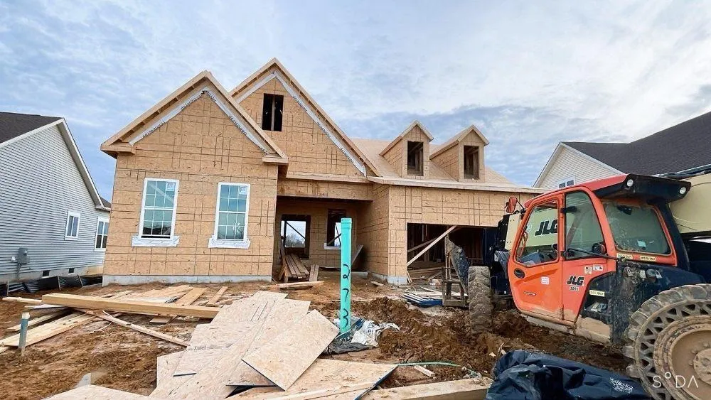 Exterior Wall Framing by R Angel Construction in Bucks County, PA