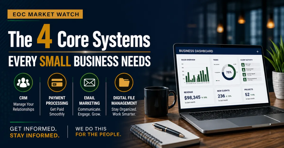 The 4 Core Systems Every Small Business Needs