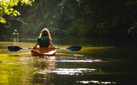 Paddling Hickory Log Creek Reservoir