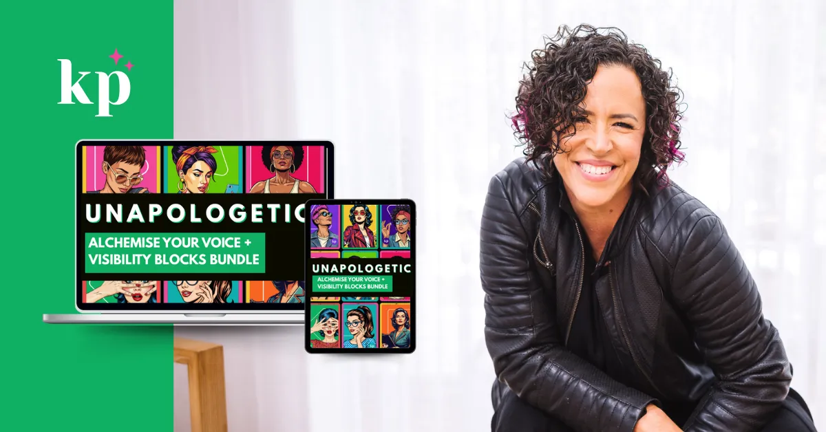 unapologetic | voice + visibility block dissolving bundle