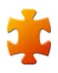 orange puzzle piece symbolizing ADHD assessment and diagnosis