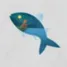 Image of a person fishing inside a silhouette of a fish representing weekly Therapeutic Fly-Fishing with EMDR (TF-EMDR)® services.