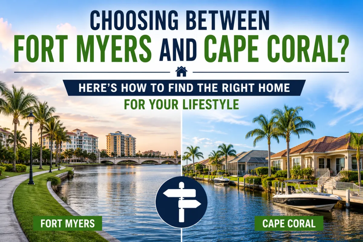 Choosing Between Fort Myers and Cape Coral? Here's How to Find the Right Home for Your Lifestyle