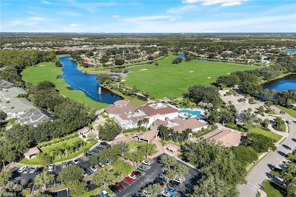 The Club at Gateway clubhouse at twilight, Fort Myers FL 33913