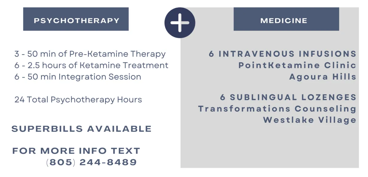 Ketamine-assisted psychotherapy in Westlake Village, California