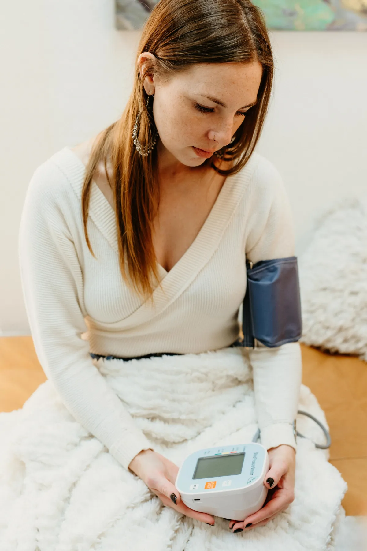 Taking vitals for ketamine-assisted psychotherapy