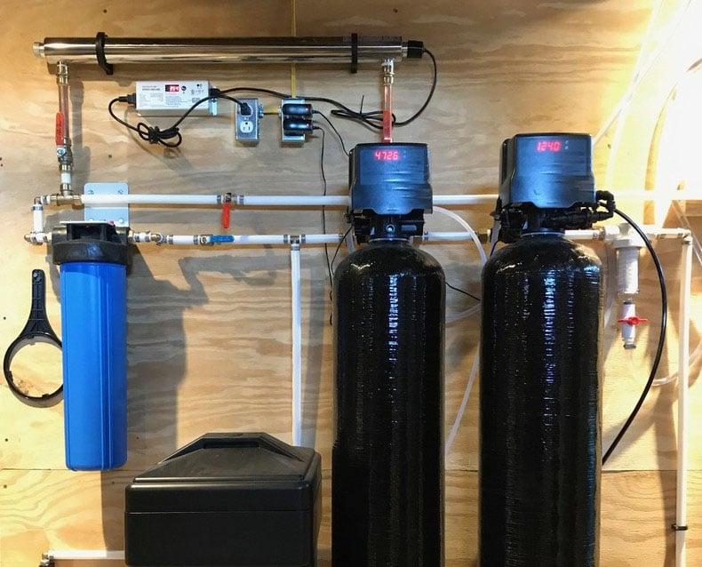 Whole-home filtration system installation for clean residential water