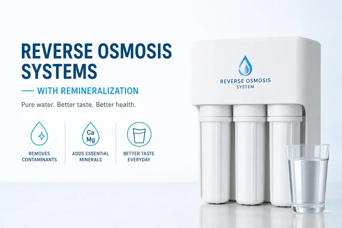 Carbon block PFAS water filter for under-sink filtration in Tempe AZ
