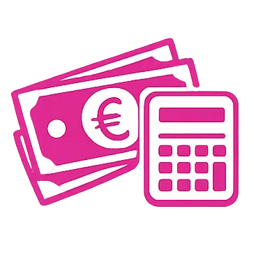 Icon Geld und Rechner