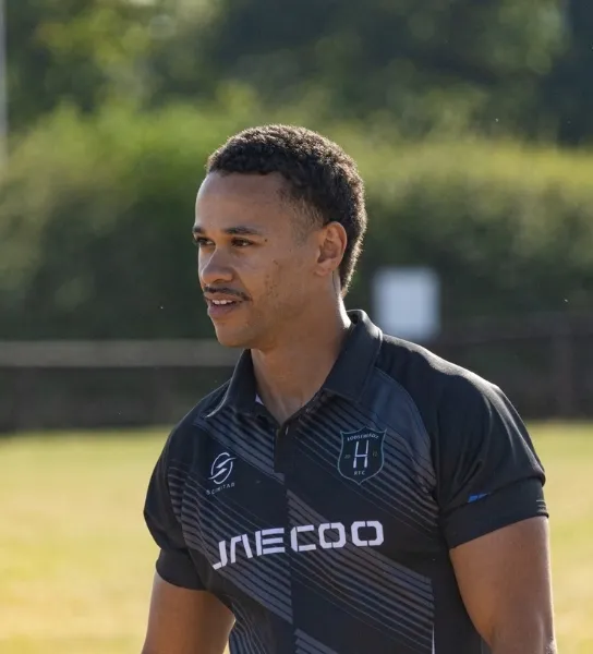 Loose Headz Player in polo collar rugby shirt