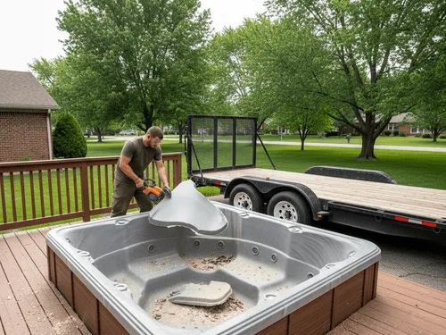 Hot Tub Removal in Highland, MI