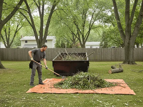 Yard Debris Removal in Highland, MI