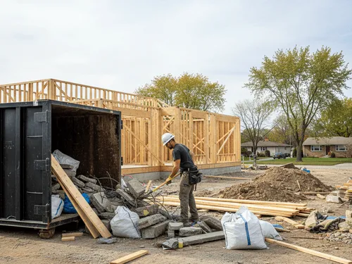 Construction Debris Removal in Highland, MI