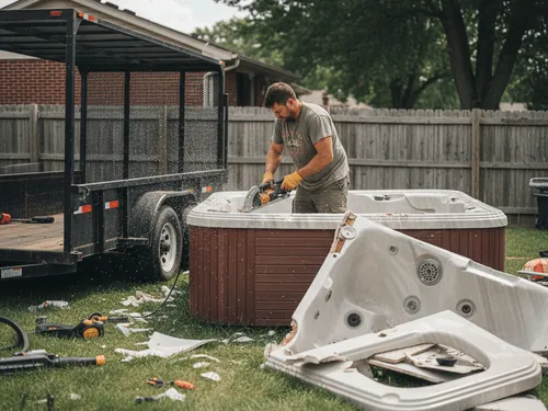 Milford, MI Hot Tub Removal