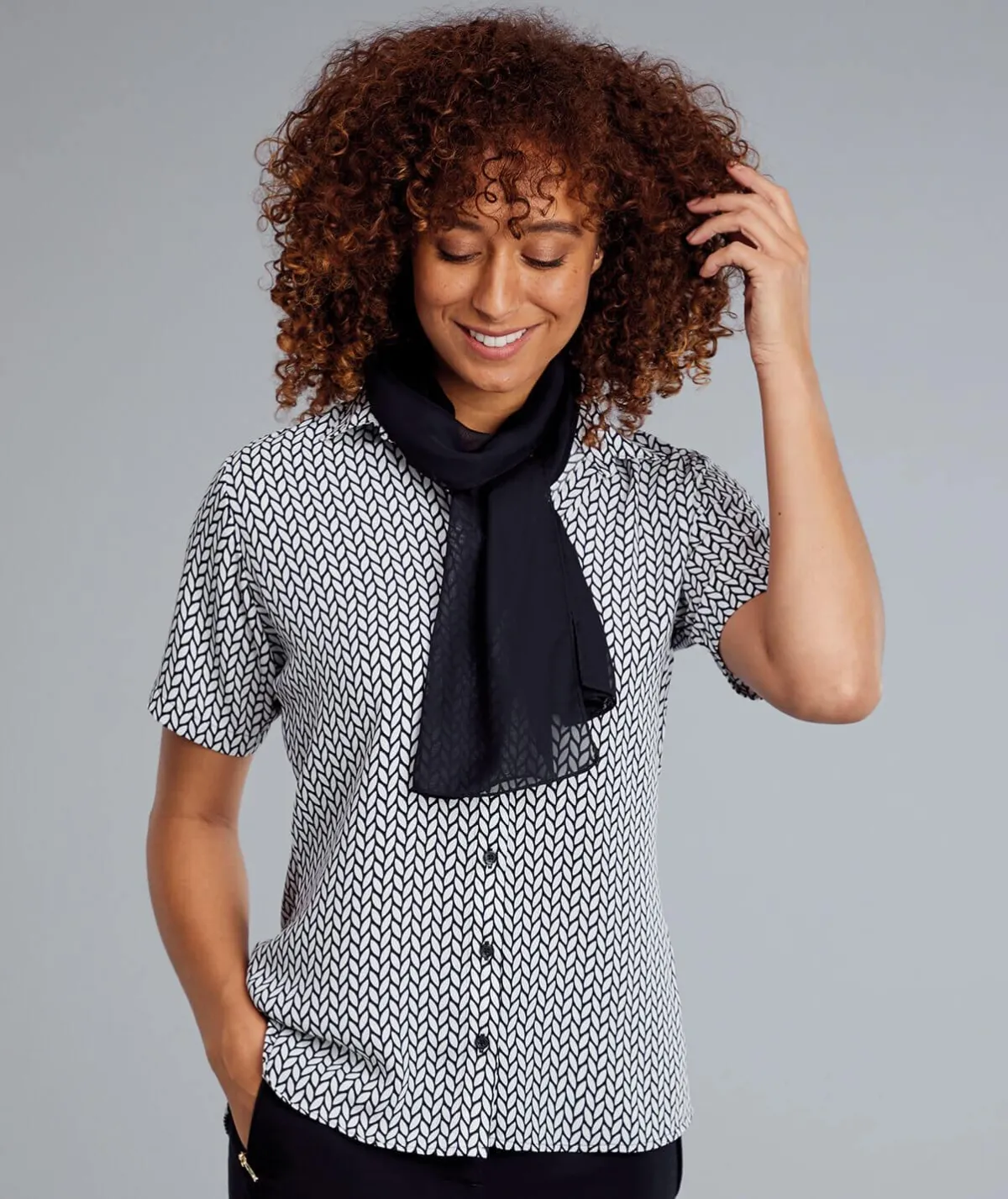 Ava Blouse & Scarf