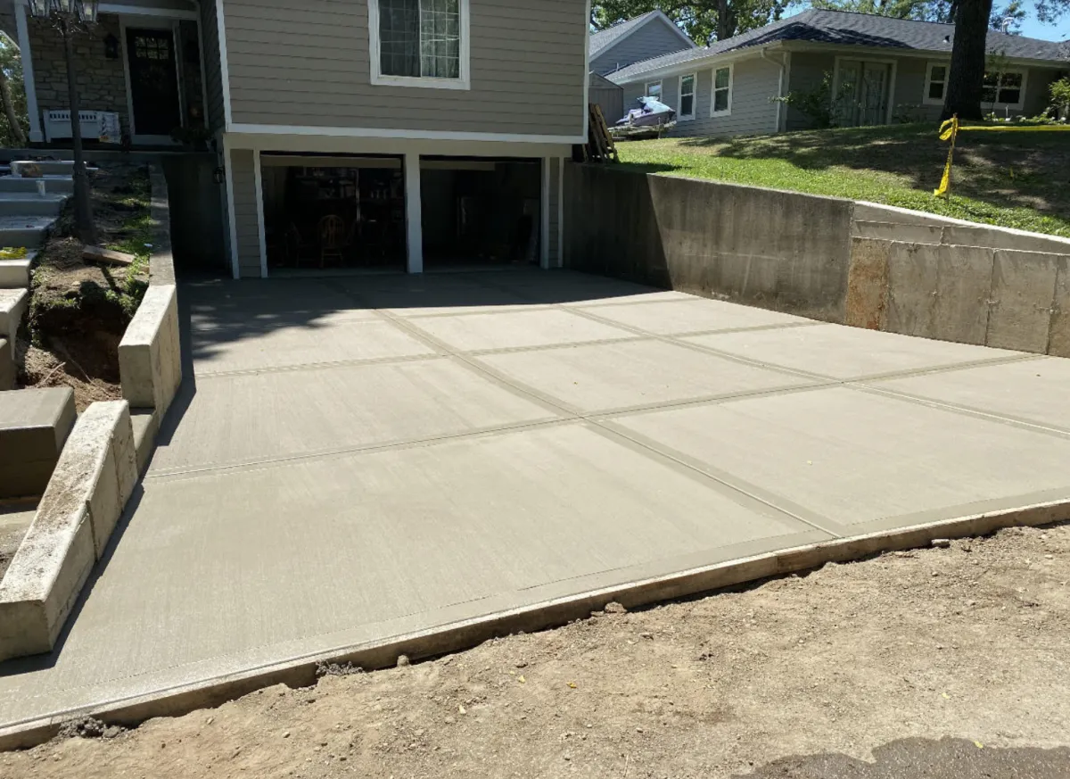 concrete driveway finish Wausau WI
