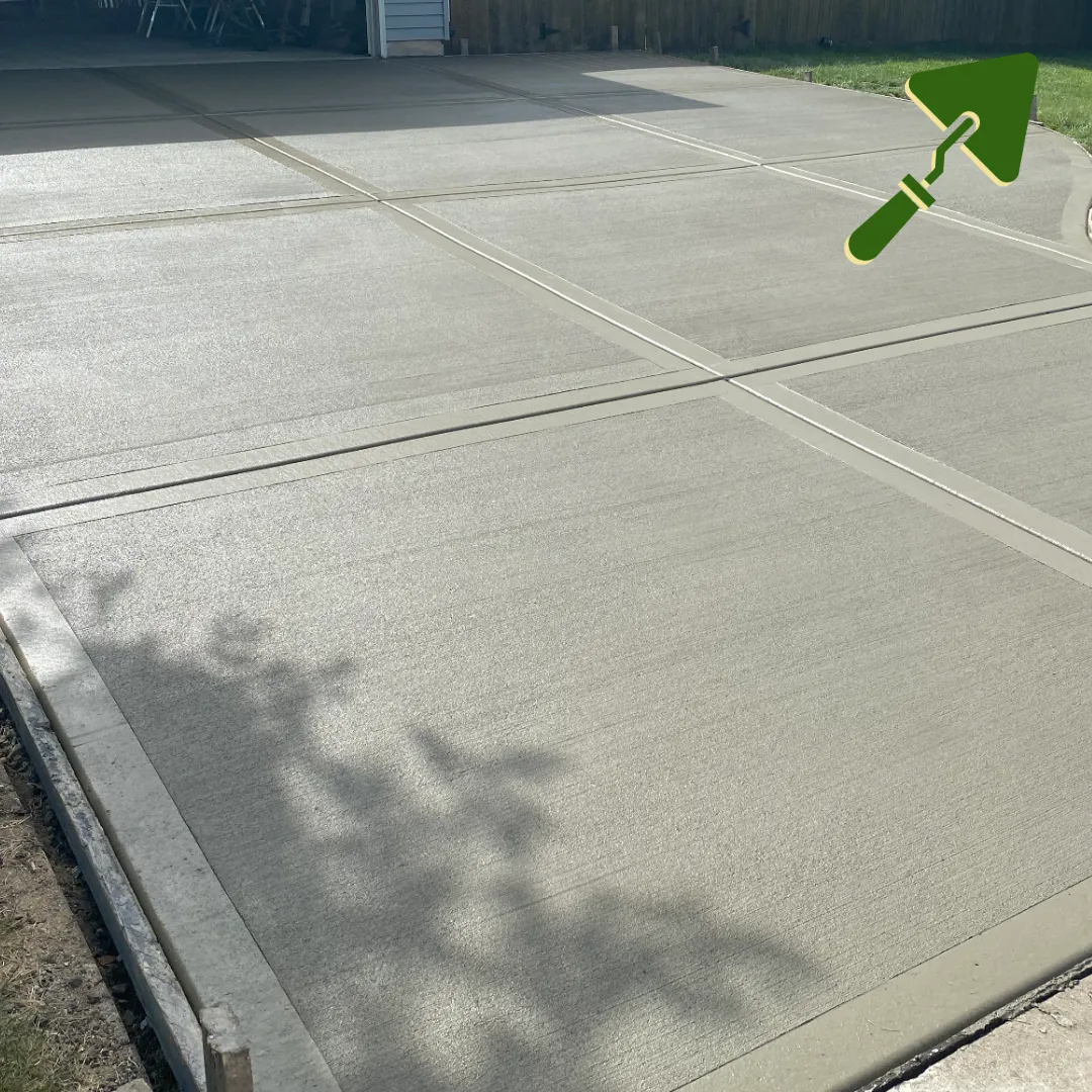 New Eau Claire WI concrete Driveway installation