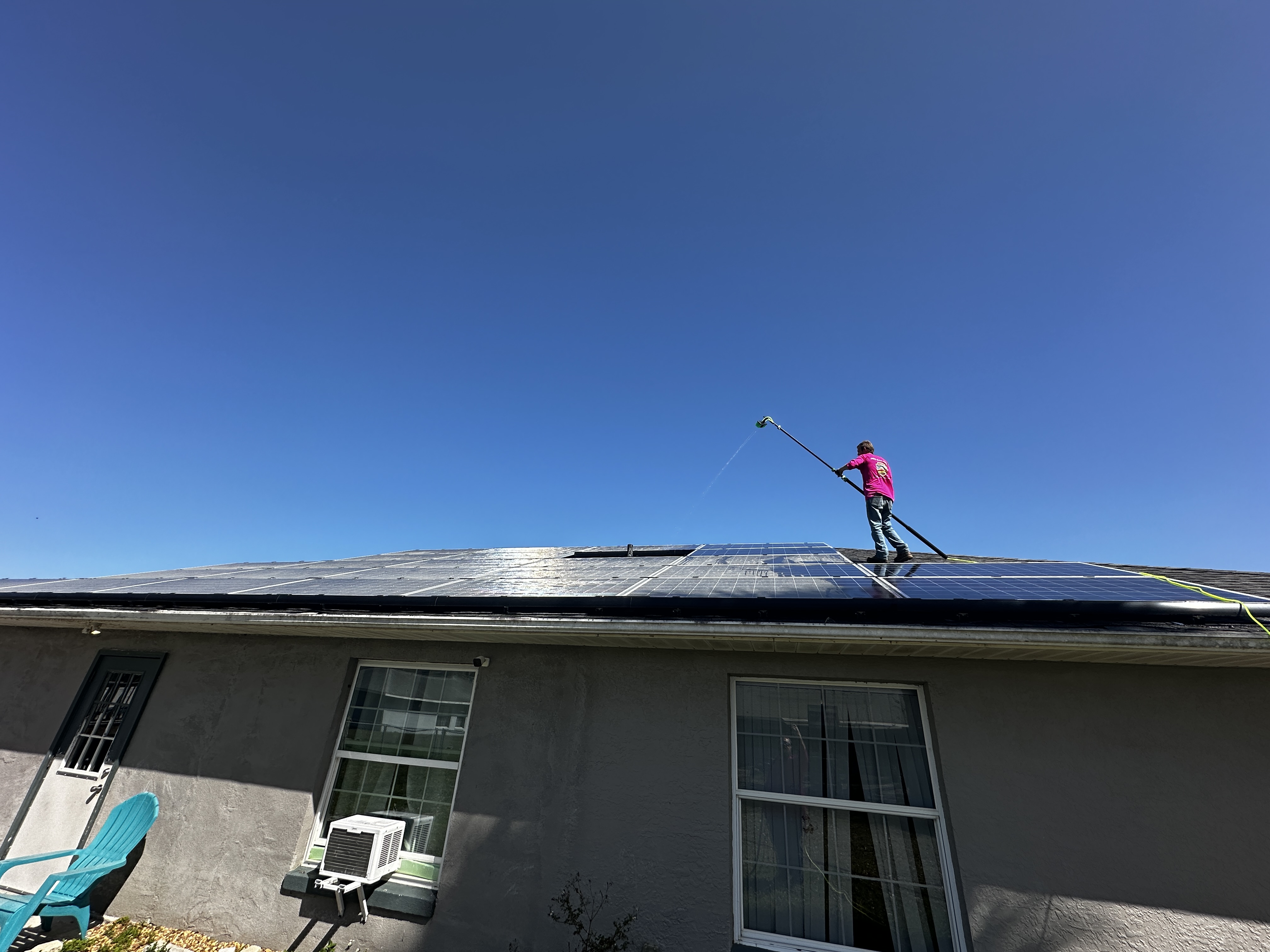 Solar Panel Washing