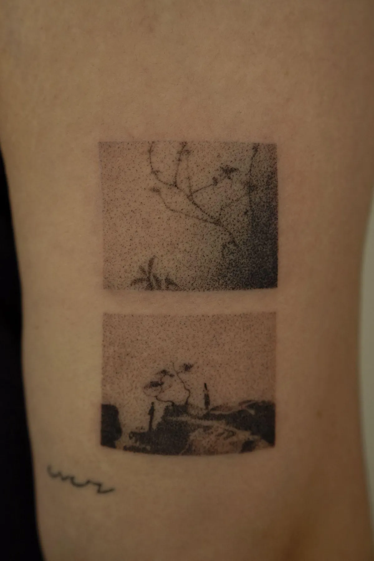 A sign that is on the side of a building