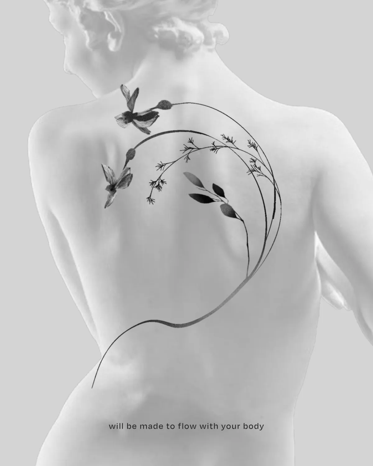 person with tattoo on right arm